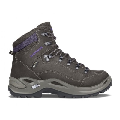 Lowa Renegade GTX Mid WS Naisten Vaellussaappaat Tummanruskea Violetit | 77X19OWR